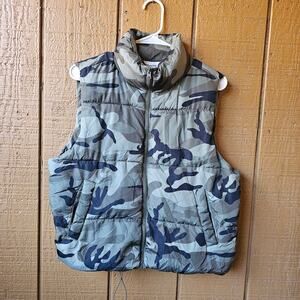 No Boundaries Cano puffer vest green quilted street wear juniors Medium 8/10